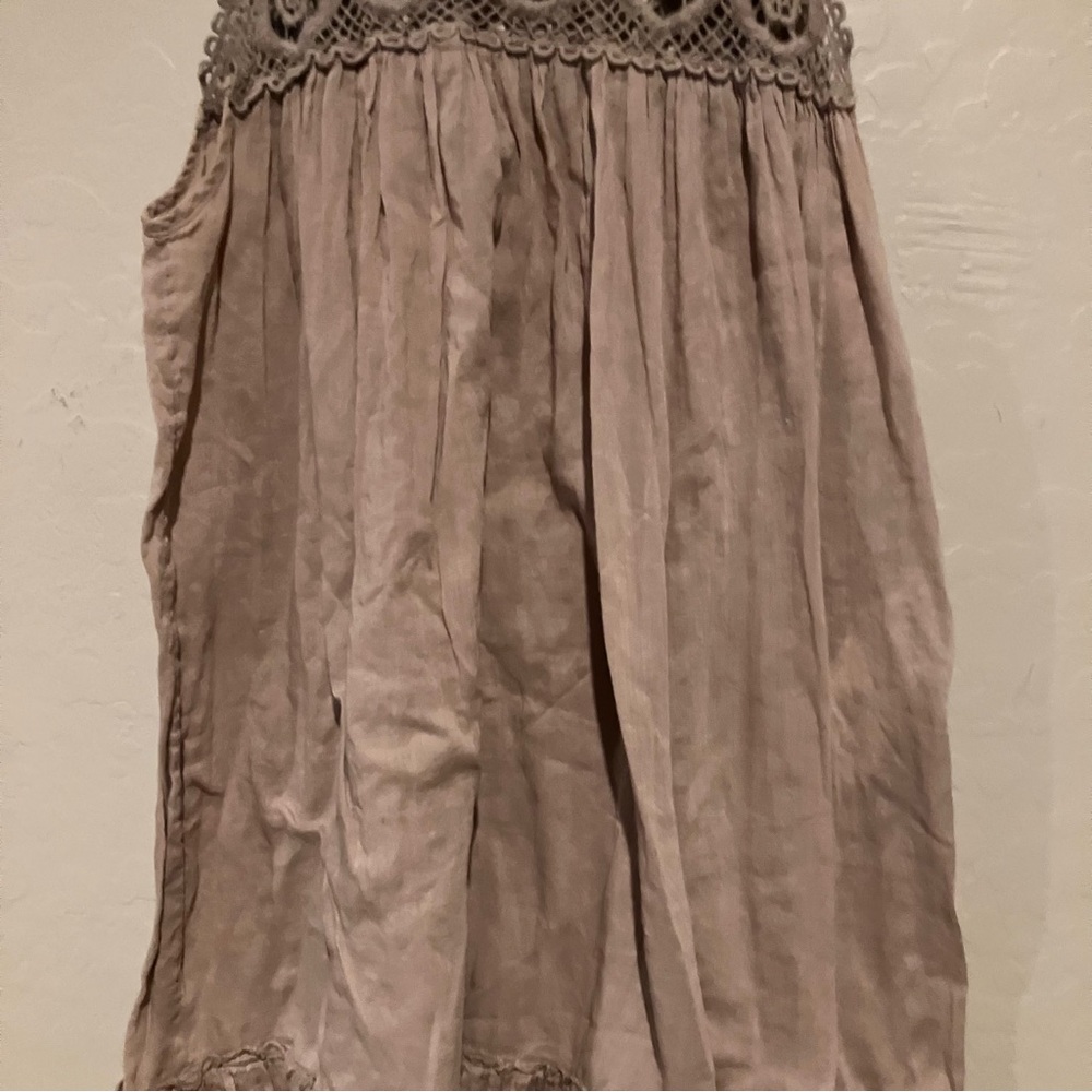 ONLY Limitless Beige Brown Dress with Lace Detail Size Small - Picture 4 of 13